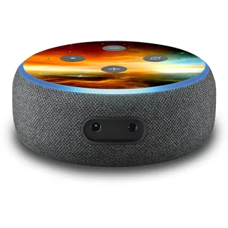 2er Set Aufkleber Cosmos passend für Alexa Echo Dot Gen3 Smart Assistant R137-06