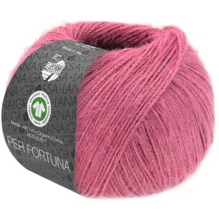 Lana Grossa Per Fortuna GOTS | Leichtes Sommerflauschgarn mit Baumwolle | Handstrickgarn aus 74% Baumwolle (Bio) & 26% Polyamid | 50g Wolle zum Stricken & Häkeln | 190m Garn FB 38