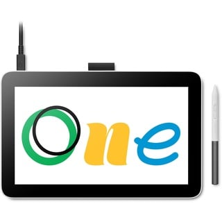 Wacom One 12 Zeichentablett mit 11,6-Zoll-Bildschirm, Full-HD, 99% sRGB, inkl. batterielosem EMR-Stift, für Windows, Mac, Chromebook und Android – ideal für kreative Einsteiger