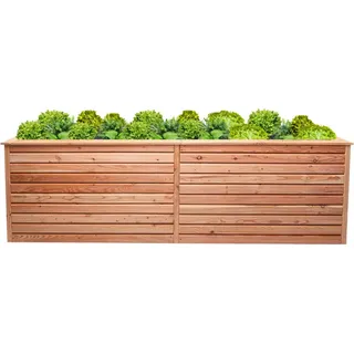 MEGA HOLZ Hochbeet Rhombus XL 232 x 80 x 73 cm Lärche