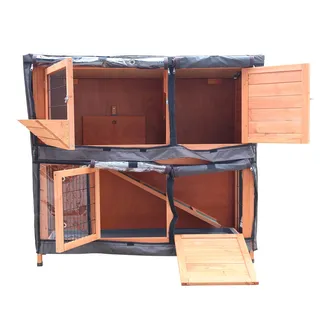 BUNNY BUSINESS Doppeldeckerstall 1,2 m