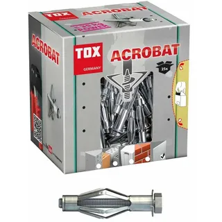 TOX Metall-Hohlraumdübel Acrobat M8 x 68 mm 25 Stück