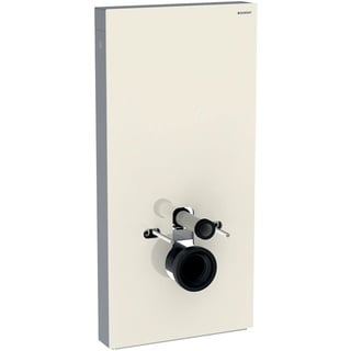 Geberit Monolith Sanitärmodul für Wand-WC, 101cm, Glas sand-grau, aluminium