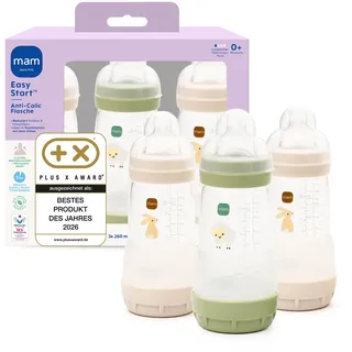 MAM Easy Start Anti Colic 3er 260 ml, Hase/Schaf | 3.0 Stück