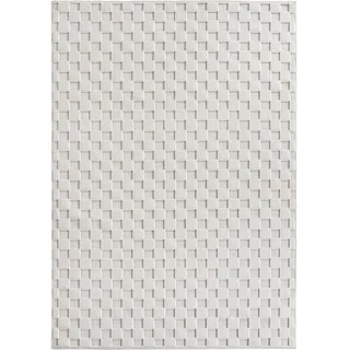 KADIMA DESIGN Flachgewebe-Teppich Schachbrett Creme 240x340 cm Schachbrett