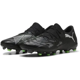 Low FG/AG Fussballschuh, Black Silver-Fluo green 42.5 EU