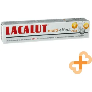 LACALUT MULTI-EFFECT PLUS Zahnpasta mit Vitaminen und Mineralstoffen 75 ml 5 ...