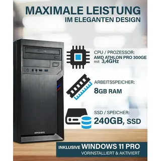 hyper byte Office PC Intel Core i5 8 GB RAM 240 GB SSD