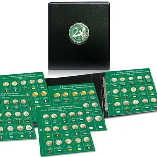 Schwäbische Albumfabrik Euromünzensammelalbum für alle 2-Euro-Münzen, 2004 bis 2010.Bd.1: Premium-Album