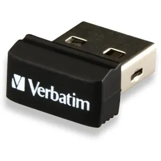 Verbatim Nano Store N Stay 16GB Speicherstick USB, 97464, Schwarz