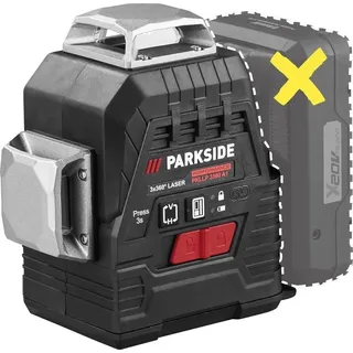 Parkside PERFORMANCE® 20 V Akku-Kreuzlinienlaser »PKLLP 3360 A1 «, ohne Akku und Ladegerät