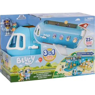 Moose Bluey HOLIDAY 3in1 Set Airplane, Boat Hotel