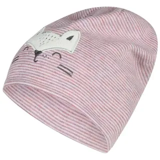 Sterntaler Beanie Katze in lila melange | Gr.: 45 cm