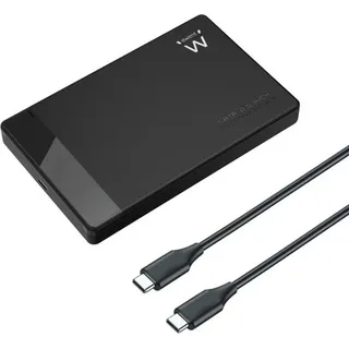 Ewent Externes Gehäuse 2,5" Ewent EW7073 USB 3.2 Gen 1 (USB 3.0) SATA HDD/SSD Schwarz
