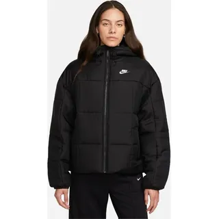 Nike Damen Essential Jacke, Black/White, M