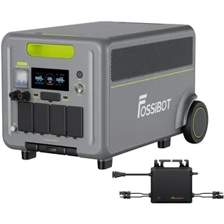 FOSSiBOT F7200 Powerstation LiFePO4 5222Wh, AC 7200W USV Stromversorgung für Industrielle Arbeit Zuhause, Camping/Wohnmobile/Notstrom, 5 Jahre Garantie