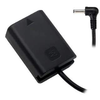 Tilta Sony NP-FW50 Dummy-Batterie auf 3,5/1,35mm DC-Stecker Kabel