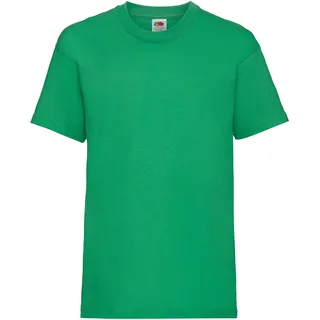 Fruit of the Loom Valueweight T Kids Basic T-shirt in versch. Farben und Größen, maigrün, 128
