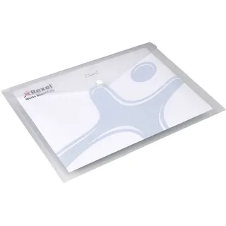 Rexel Dokumententasche Ice A4 ) 5 Stück transparent klar