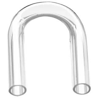 MRVAKDYDI Acryl-Rohr Klar Starres Rundes Rohr, U-förmige Luftschlauchverschraubungen, for Baumaterialien, durchsichtiges U-Rohr, Acrylrohr, Wasserversorgungsrohr, Heimwerker-Anschluss(O.D 25mm)