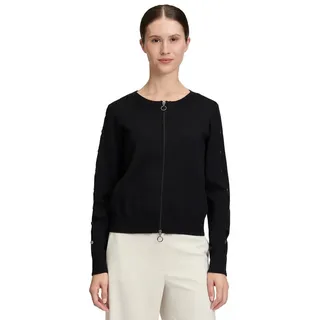 Betty Barclay Strick-Cardigan mit Reißverschluss Schwarz | 42