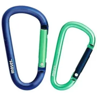 MOSES. VERLAG 82371 Fernweh Karabiner 2er Set, sortiert