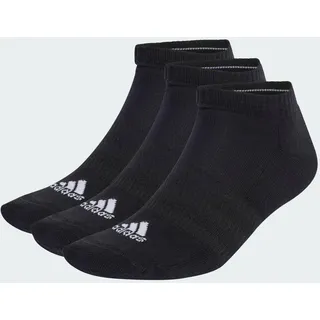 adidas Cushioned Low-Cut Socken 3er Pack Black / White 46-48