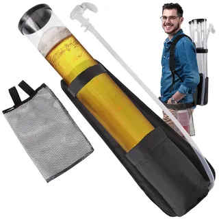 Goods+Gadgets Getränkespender GOODS+GADGETS 3L Bier Spender – Party Getränke Rucksack mit Zapfhahn, Getränkerucksack 1 x 3 Liter