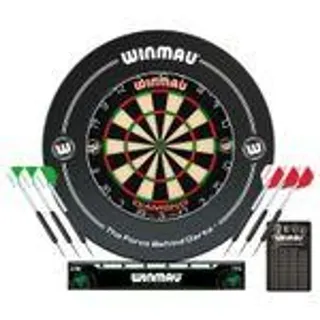 WINMAU Diamond Dartboard Surround Set - Dartset - Schwarz