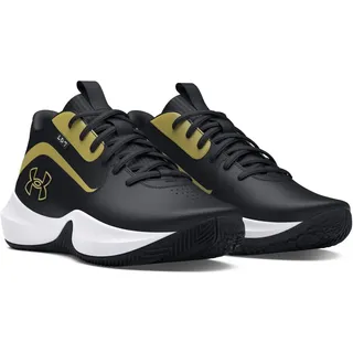 Under Armour Lockdown 7 Basketballschuhe 001 black/black/metallic gold 44