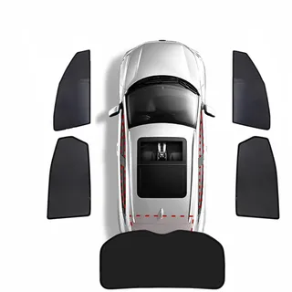 Auto-Seitenfenster-Sonnenschutz für Skoda Octavia II Combi 2004 2005 2006 2007 2008 2009 2010-2013, Maßgeschneidert Wärmeisoliert UV Schutz PrivatsphäRe Schutz,5 Pieces