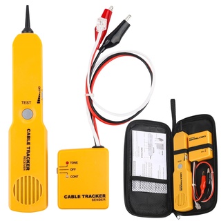 Cable Tracker, Gobesty Kabelfinder Kabeltester Leitungssucher, RJ11 Kabel-Tracer und Tongenerator, Multifunctional Netzwerktester Kabeltester zum Suchen und Verfolgen, Durchgang des Testschaltkreises