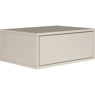 Selsey – Nachttisch hängend mit Schublade, Kaschmirgrau, 50 cm