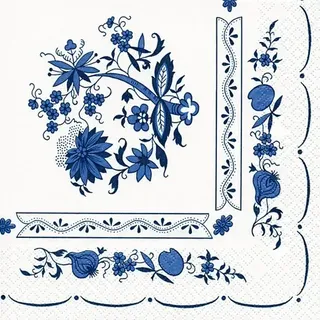 20 Servietten Zwiebelmuster 33x33cm