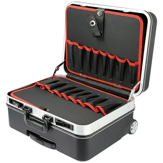 HMF Werkzeugtrolley leer ABS-Kunststoff schwarz 47 x 40 x 24,5 cm