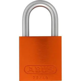 ABUS Vorhangschloss Aluminium 72ll/40 orange vs. 1 Schlüssel