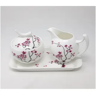 TeaLogic - White Cherry Milch und Zucker Set - Cherry Blossom TeaLogic