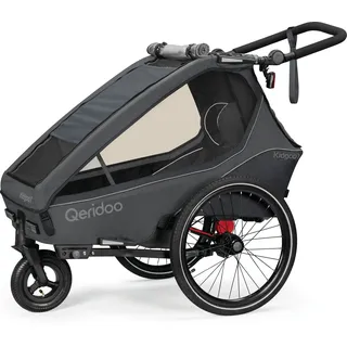 Qeridoo Kinderanhänger Kidgoo1 grey 2023