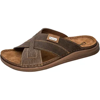 Fischer Markenschuh Clogs Braun 46