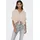 Kurzarmbluse pumice stone stripes L