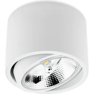 Lumiled Aufputz-halogen-spotleuchte, beweglich Gu10 Es111, Rund, Weiß, 100 Mm Teleskop, Lumined