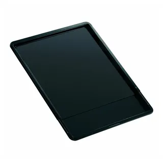 Zenker Backblech Black Metallic, schwarz, aus Stahlblech mit Premium Antihaftbeschichtung, 37-52 x 33cm, Rand 1,5cm hoch, antihaftbeschichtet, ausziehbar