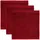 Seiftuch 30 x 30 cm ruby 3 St.