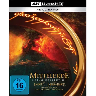 Mittelerde 6-Film Collection - Kinoversion und Extended Version von allen 6 Filmen auf 15 Discs (4K Ultra HD) [Blu-ray]
