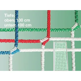Handball- & Kleinfeldtornetz STANDARD, Blau / Weiß, 4 mm - Blau / Weiß