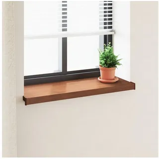 vidaXL Fensterbank Braunes Holz 80 X 30 X 4,5 Cm Pvc
