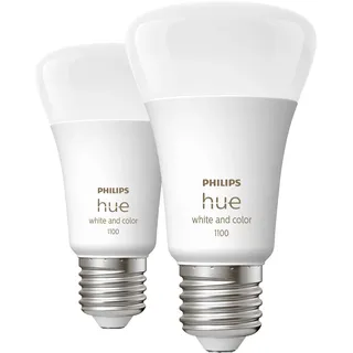 Philips Hue White & Color Ambiance E27 Doppelpack 2x1100 LED Lampe Mehrfarbig