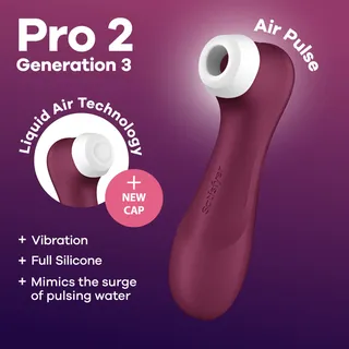 Satisfyer Pro 2 Generation 3 weinrot 