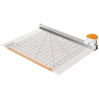 Fiskars Rollmesser mit Lineal, 12” x 12”, Orange/Weiß, 1016264