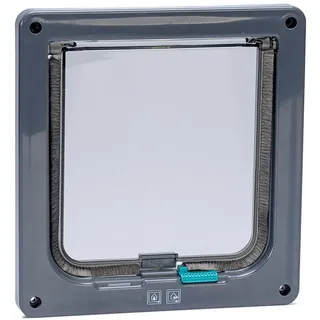 Karlie Katzenklappe mit 2-Wege-Verschluss - grau: B: 20 x H: 19.2 cm